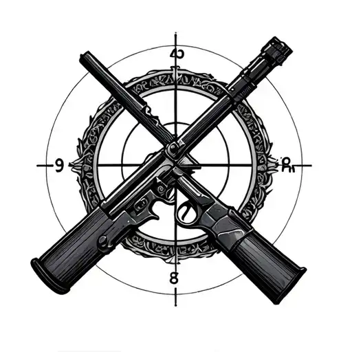 Eat Pray Love Grow Inside Gun Crosshairs