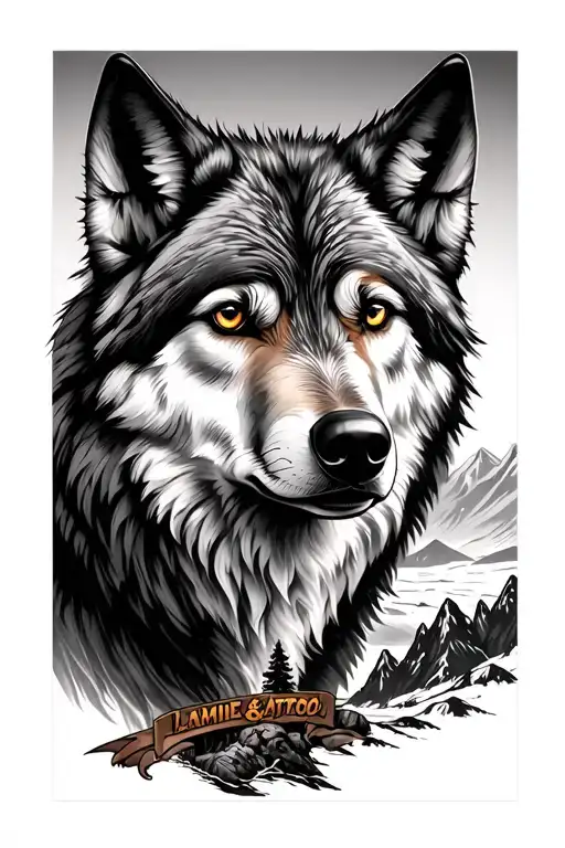 Wolf And Laramie Mountain