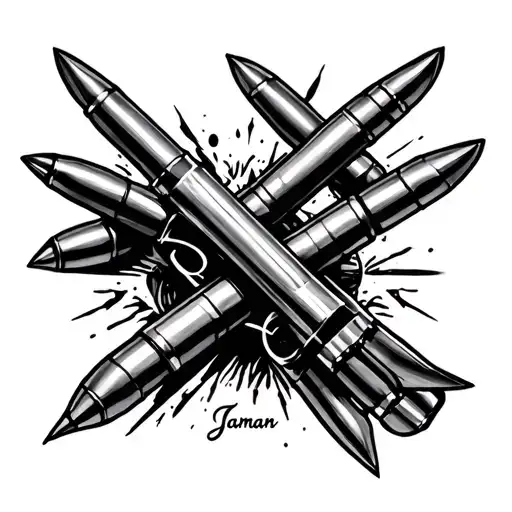 Name Jasman With Bullets