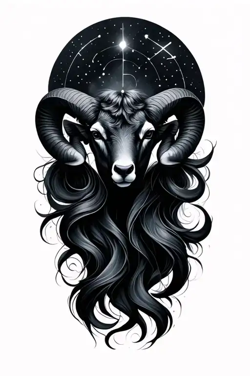 Aries Constellation Intertwined