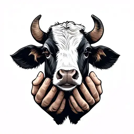 Farm Animals Vegan Brains And Holding
