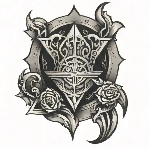 Symbol Of Protection As Steel