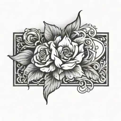 Coverup Floral Frame