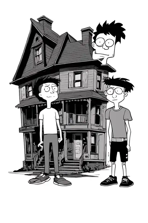 Cratoon Network Caracters Ed Edd Y Eddy Billy And Mendy Foster House