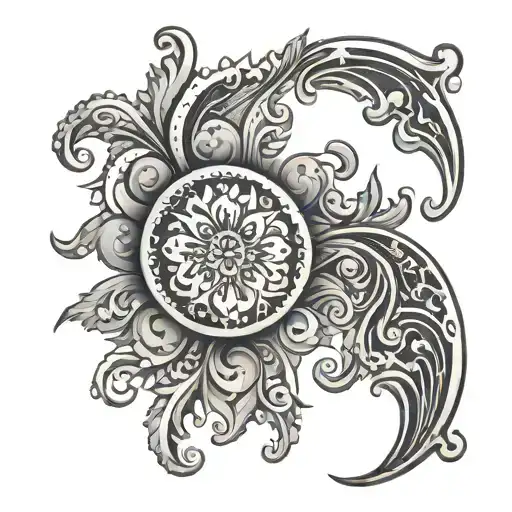 Round Filigree Design