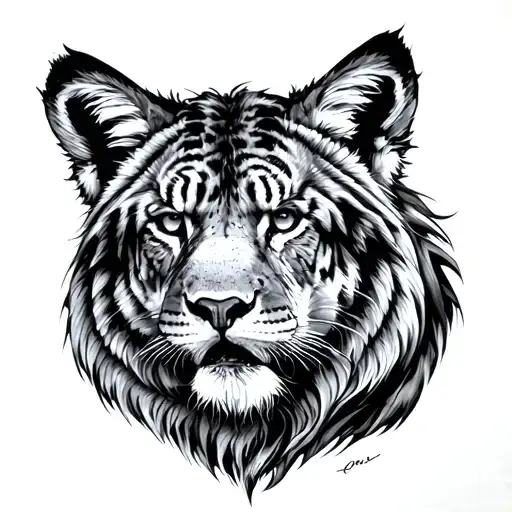 Sleeve In The Style Of Realism To Animals Denoting Perseverance