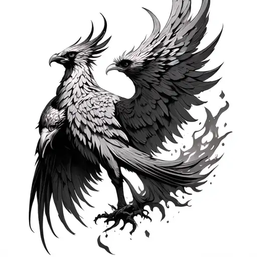 Phoenix Rising From The Ashes