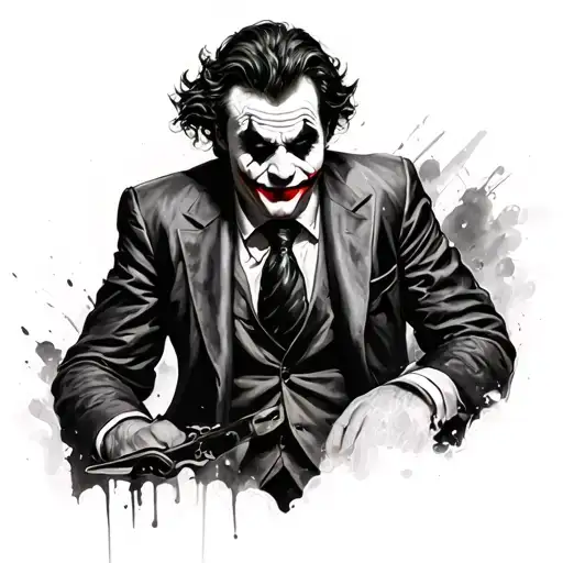 Joaquin Phoenix Joker Black And White