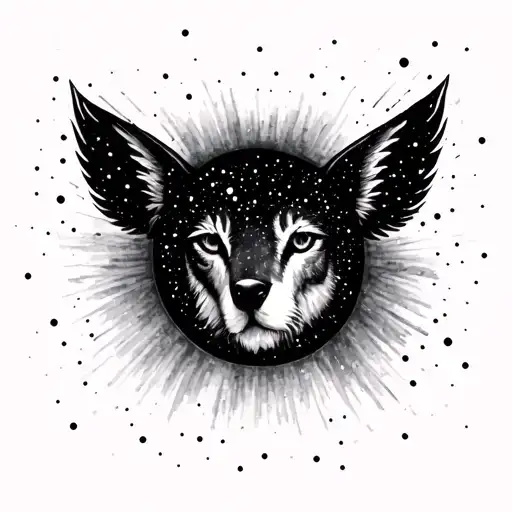 Aurora Borealis Instead Of Black Dot