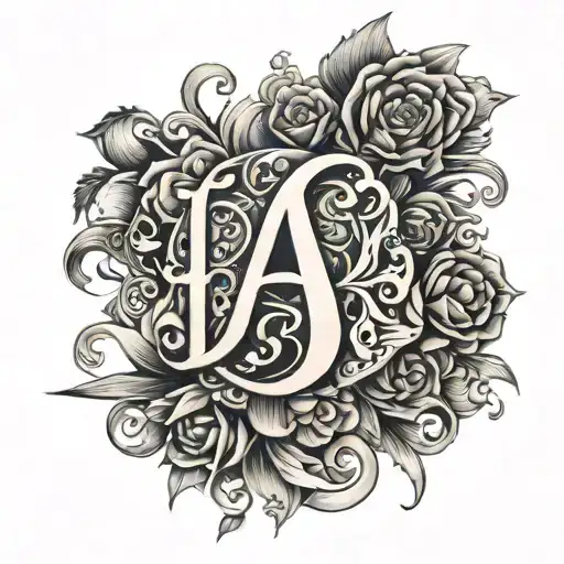 Initials Ach Surrounded By Bbb