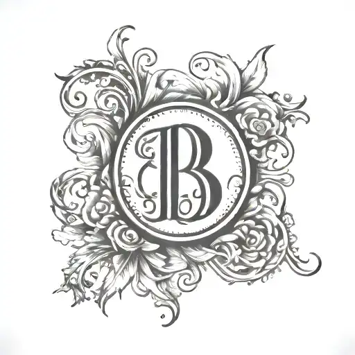 Initials Ach Surrounded By Bbb