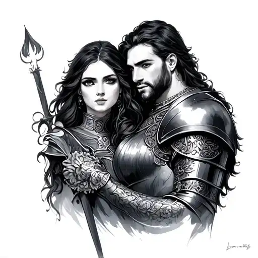 Knight And His Beloved