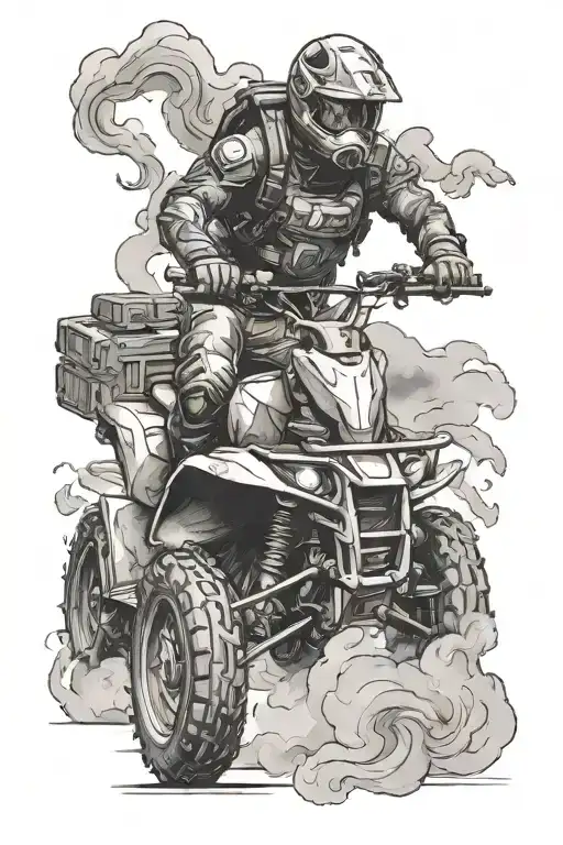 Atv Smoke With Jermal Coming Out The Smoke