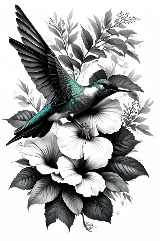 Hibiscus Hummingbird