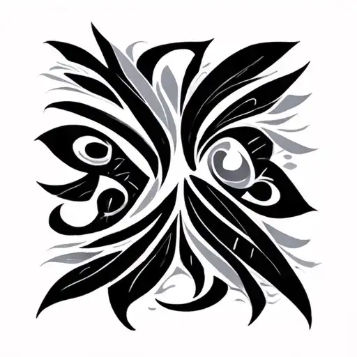 Jorja Name Tribal Minimal Line Art