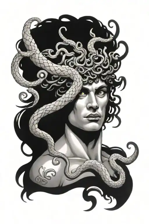 Perseus Holding Medusa
