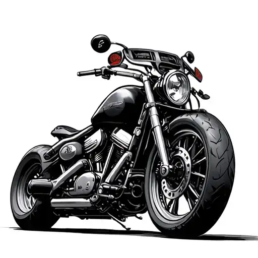 Motorcycle And Arena