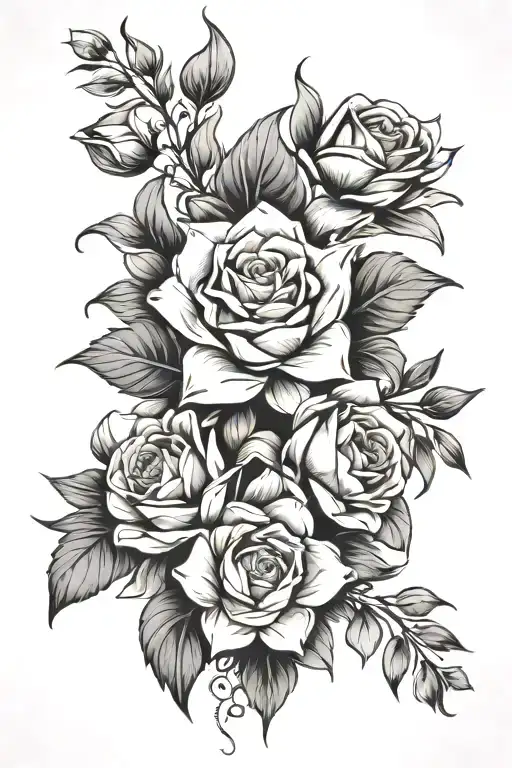 Floral Bouquet Wrapped