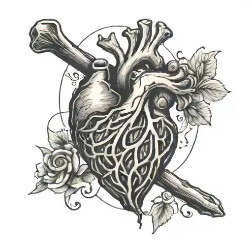 A Stick Heart With A Man Inside