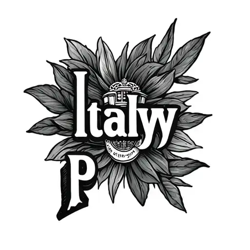 Generates A Tattoo That Mixes The Words Italy And Peru