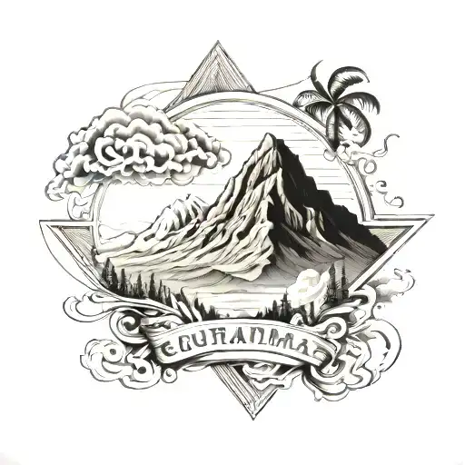 Guatemala Volcanoes And Peace Signing