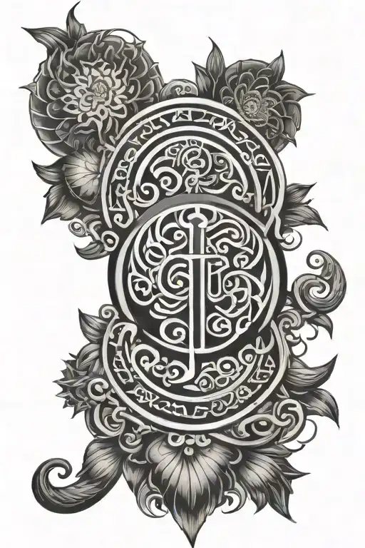 Make A Tattoo Consisting Gaytri Mantra Written
