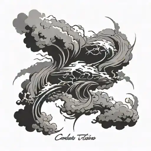 Couples Tattoo About Storms