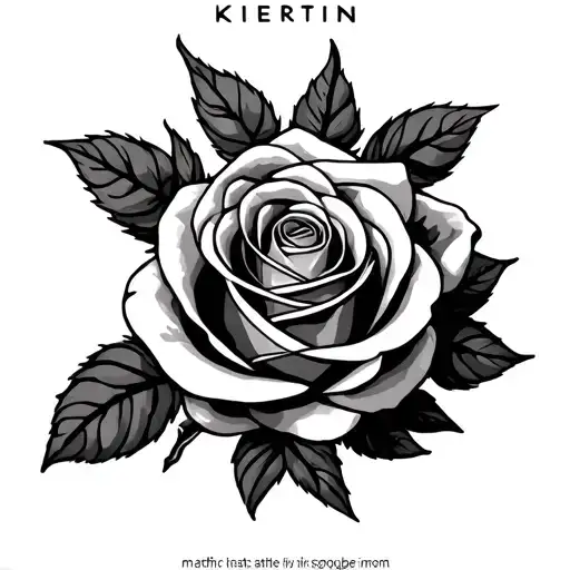 Rose With The Name Kierstin Hidden In It