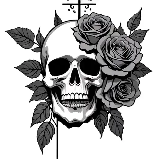 Holy Death With Roses