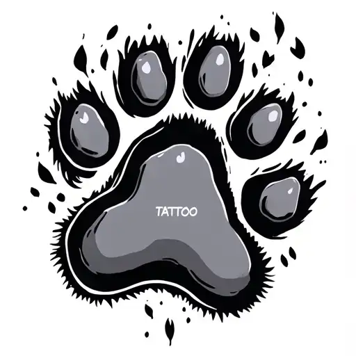 Dog Paw And Tattoo Date