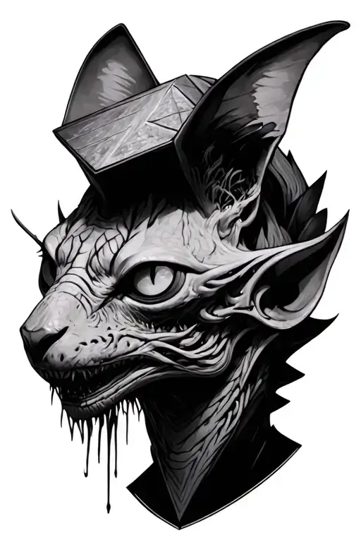 Sphyx With Piramid Head Silent Hill