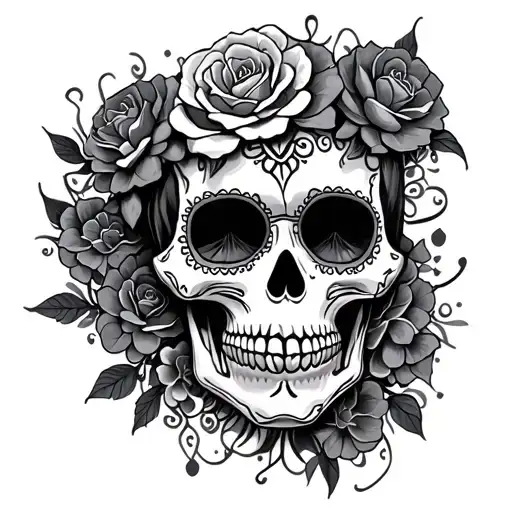 Day Of The Dead Skull