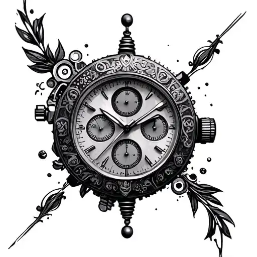 Detail Watch Parts And Add Very Detail Pattern
