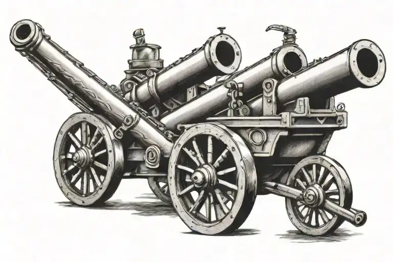 Field Artillery Crossed Cannons