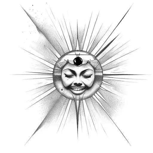 Incorporate The Sun And Technology Into A Tattoo Design That Reflects The Client's Passion For Both