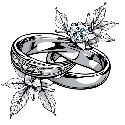 Entwined Wedding Rings