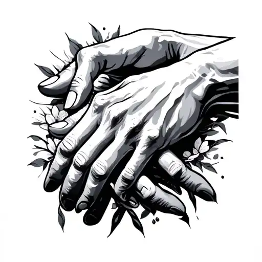3 Hands Holding