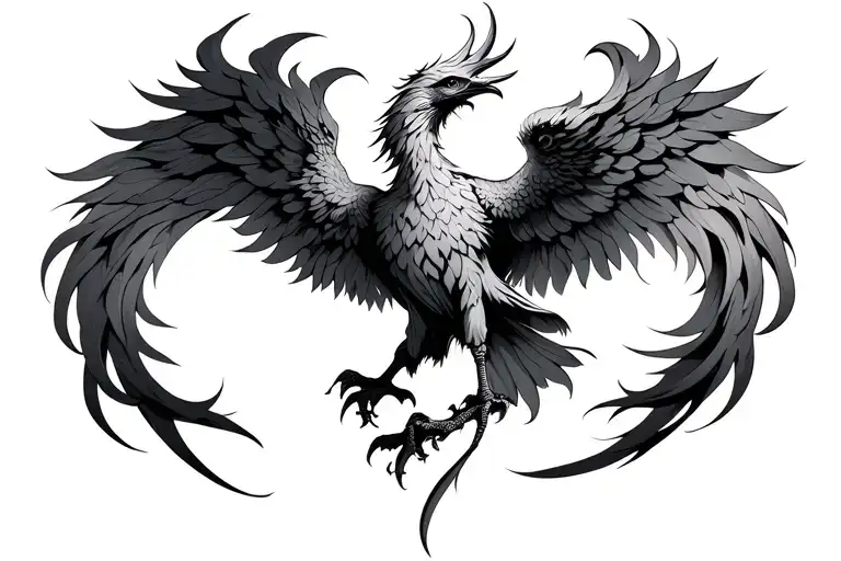 Fire Phoenix Bird