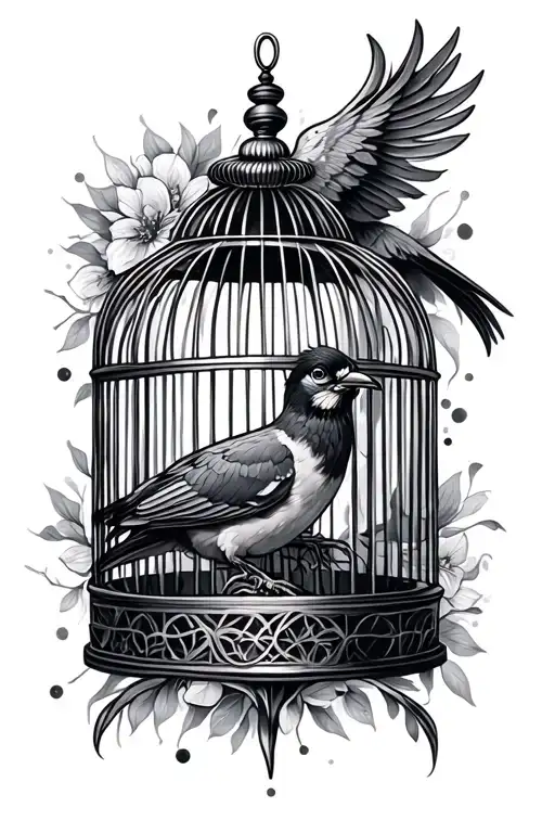 Open Bird Cage