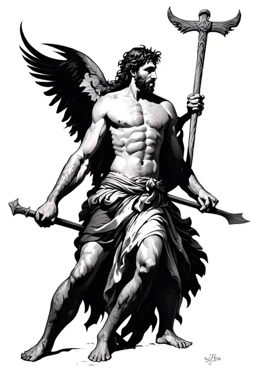 David And Goliath Sleeve Biblical