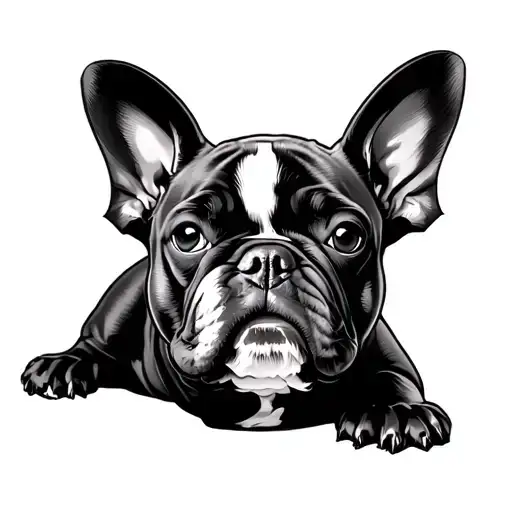 French Bulldog With Batwings