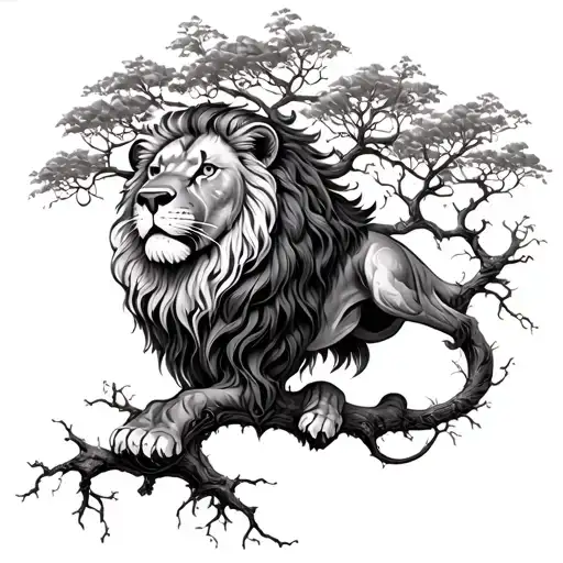 Lion Tree Intertwined