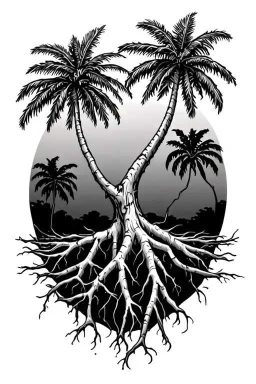 Palm Tree Roots