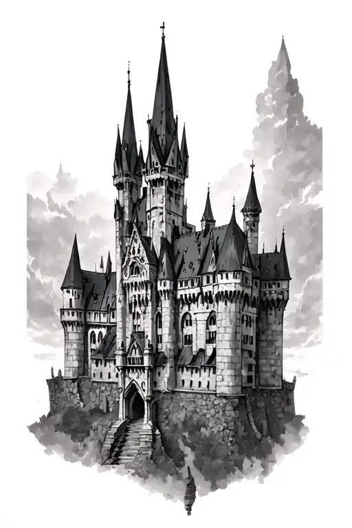 Gothic Castle Anor Londo