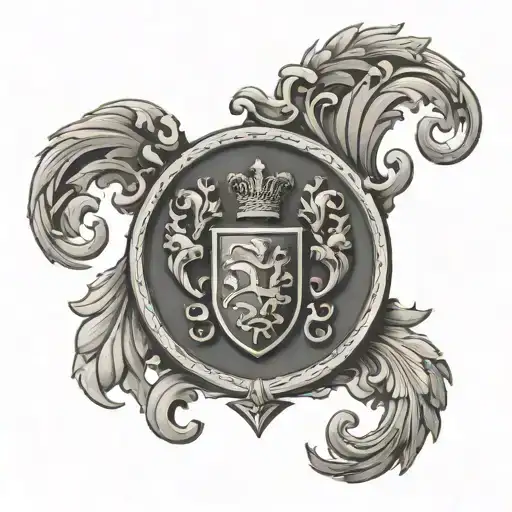 Family Crest Incorporating Elements