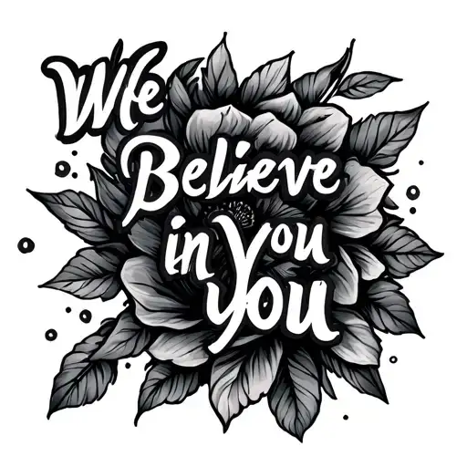 We Believe In You