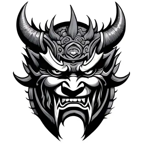 Japanese Oni Mask