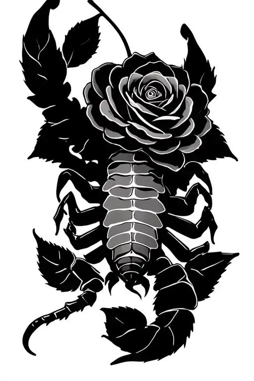 Scorpion With Roses