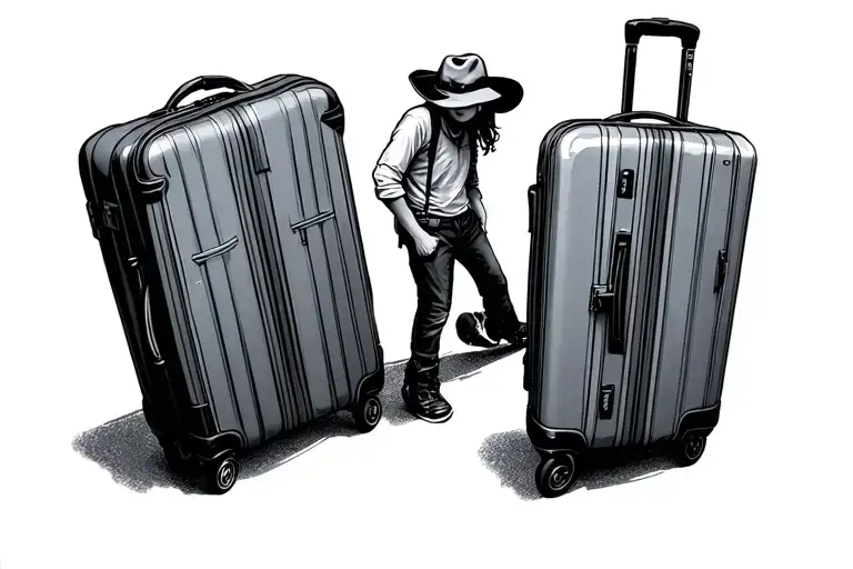 Traveler With Suitcase
