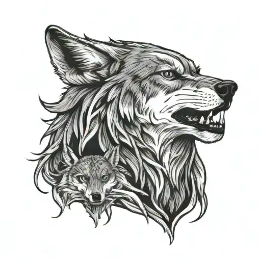 Wolves Head Surrounded